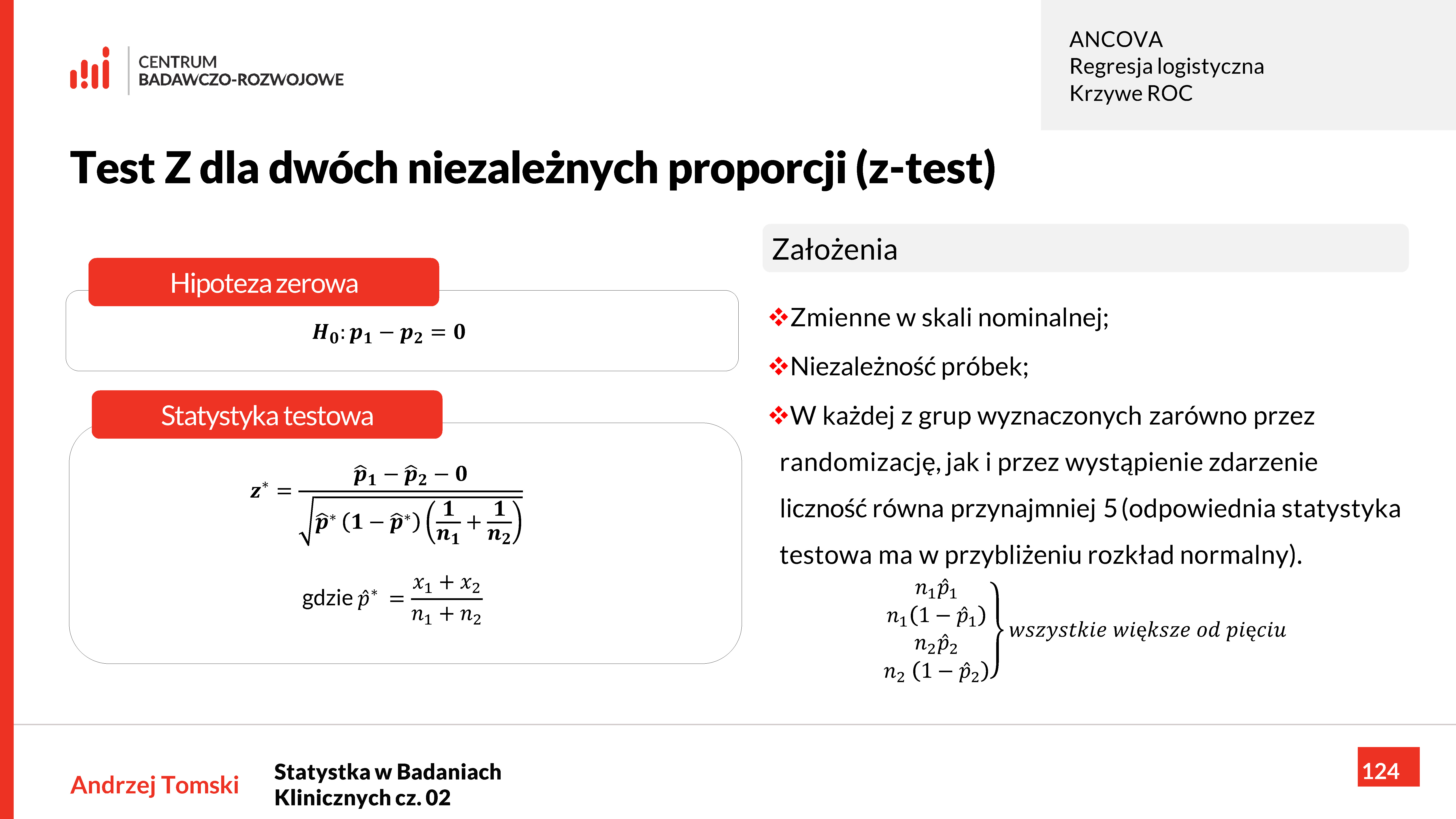 Statystyka W Badaniach Klinicznych Cz Szkolenie