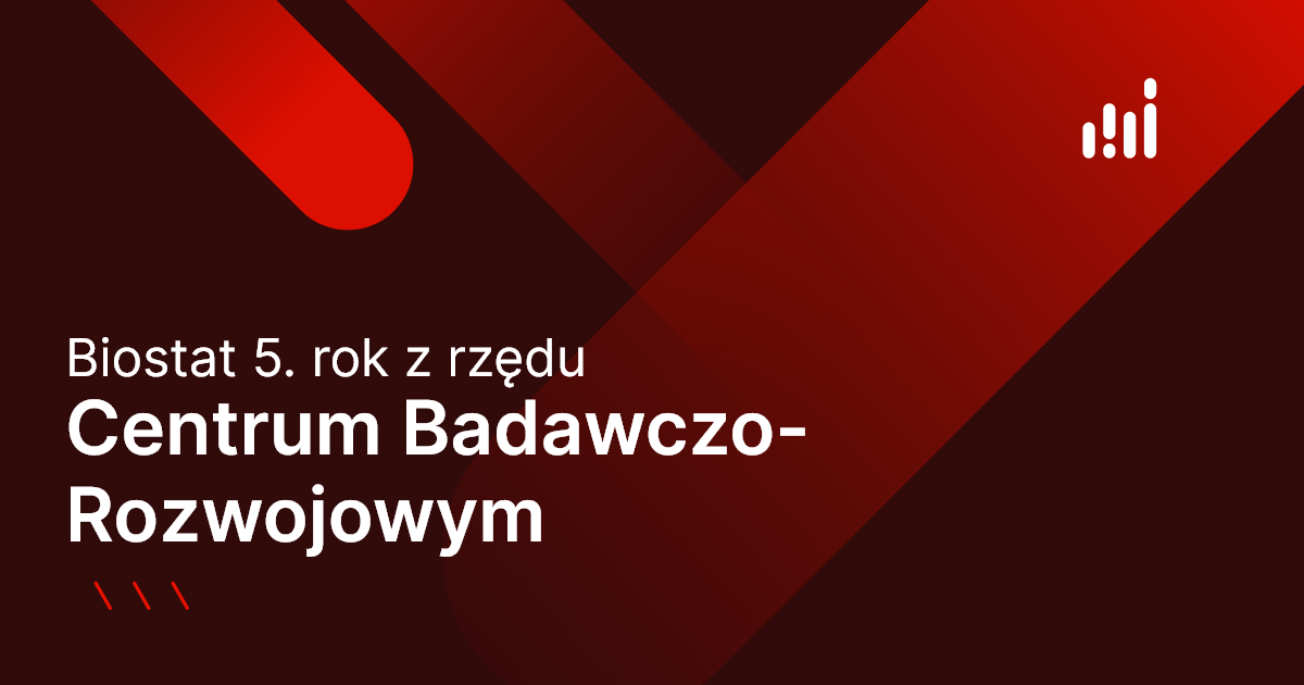 Piąty Rok Z Rzędu Status Centrum Badawczo-Rozwojowego Dla Biostat