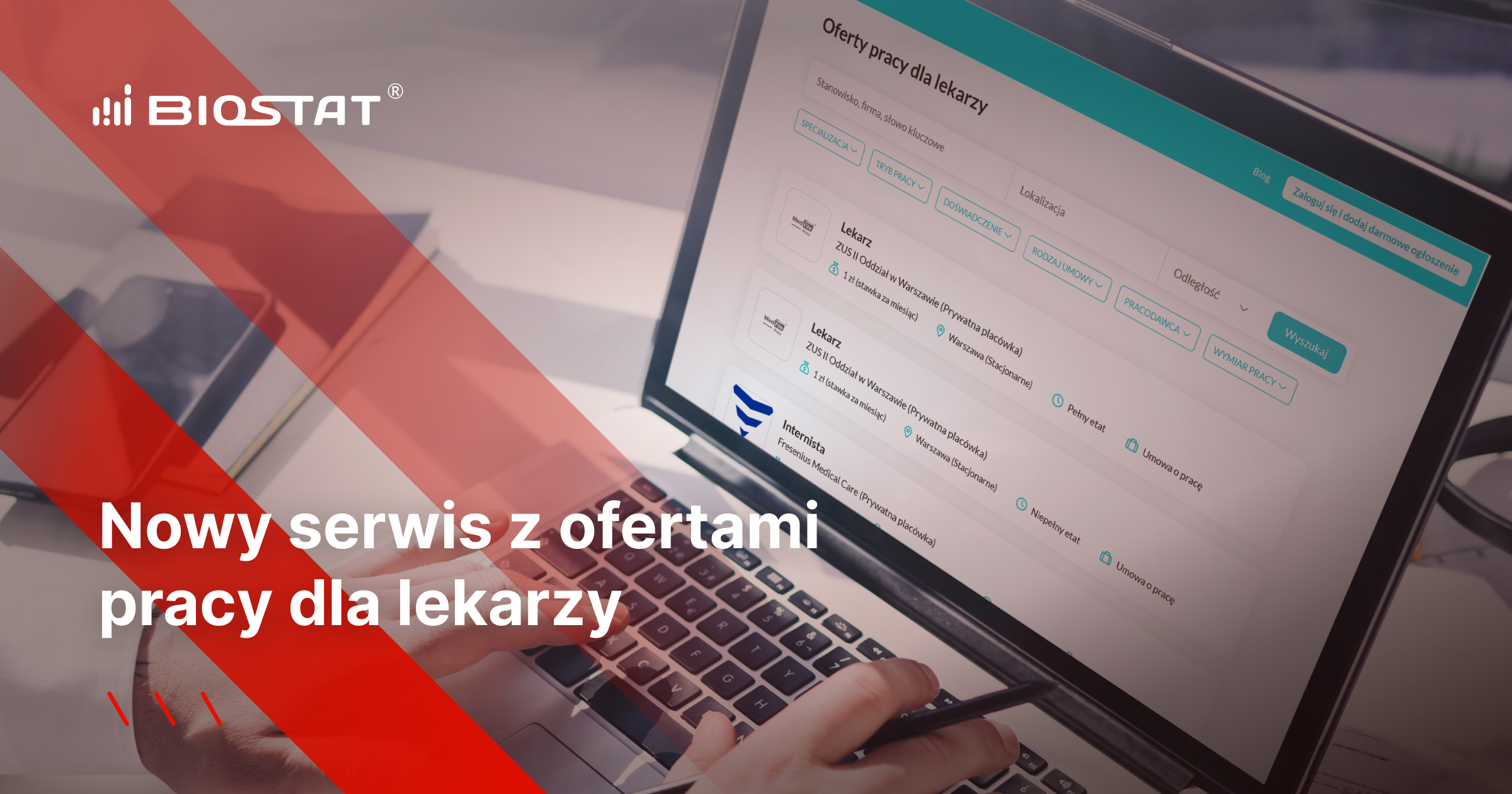 Nowy serwis z ofertami pracy dla lekarzy