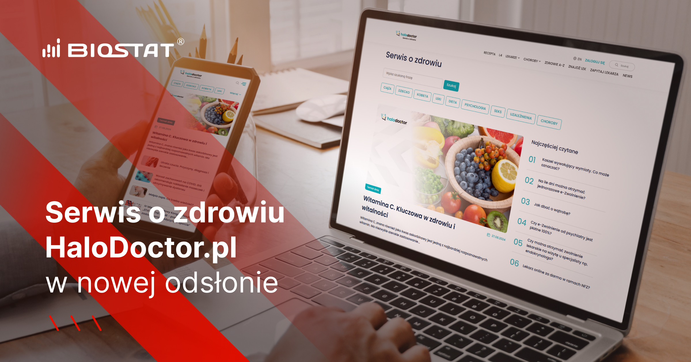 Serwis o zdrowiu HaloDoctor.pl w nowej odsłonie